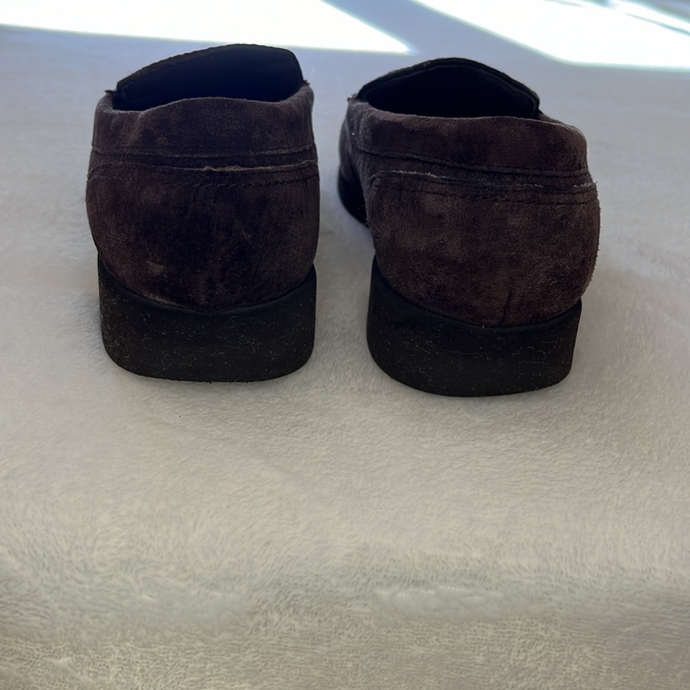 Eddie Bauer Brown Suede Loafers - Picture 4 of 8